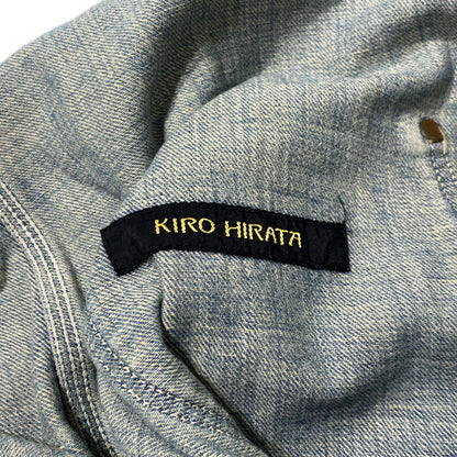 【現状渡し品】【レディース】 KAPITAL キャピタル × KIRO HIRATA キロ ヒラタ 別注 コラボ DENIM OVERALL デニムオーバーオール トップ ボトムス 168-261002-ko-14-teih サイズ：0（XS） カラー：インディゴ 万代Net店