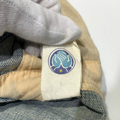 【現状渡し品】【レディース】 KAPITAL キャピタル × KIRO HIRATA キロ ヒラタ 別注 コラボ DENIM OVERALL デニムオーバーオール トップ ボトムス 168-261002-ko-14-teih サイズ：0（XS） カラー：インディゴ 万代Net店