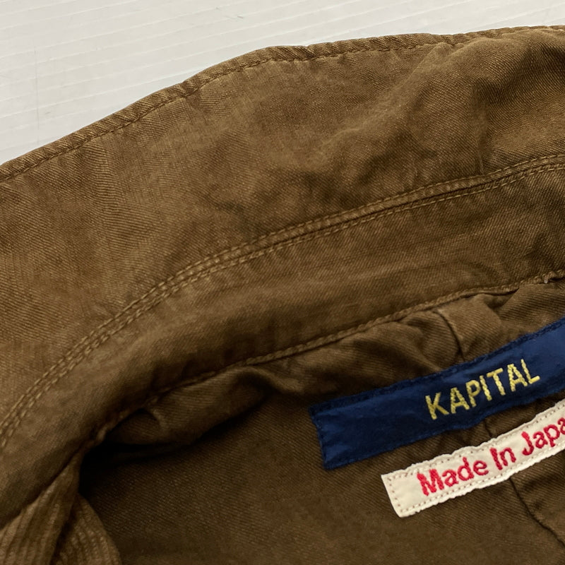 【中古品】【メンズ】 KAPITAL キャピタル CORDUROY PROPELLER JACKET コーデュロイ プロペラ ジャケット アウター 140-261001-sa-07-teih サイズ：XS カラー：ブラウン 万代Net店