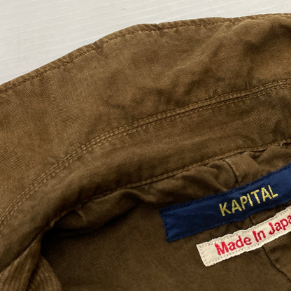【中古品】【メンズ】 KAPITAL キャピタル CORDUROY PROPELLER JACKET コーデュロイ プロペラ ジャケット アウター 140-261001-sa-07-teih サイズ：XS カラー：ブラウン 万代Net店