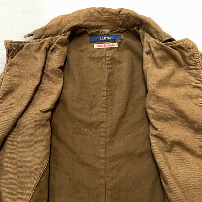 【中古品】【メンズ】 KAPITAL キャピタル CORDUROY PROPELLER JACKET コーデュロイ プロペラ ジャケット アウター 140-261001-sa-07-teih サイズ：XS カラー：ブラウン 万代Net店