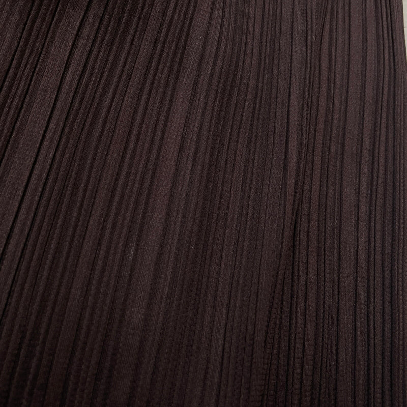 【現状渡し品】【レディース】 PLEATS PLEASE ISSEY MIYAKE プリーツ プリーズ イッセイ ミヤケ LONG SLEEVE SHIRT PP33-JD188 ロング スリーブ シャツ 長袖 トップス 168-261001-sa-14-teih サイズ：不明 カラー：ブラウン 万代Net店