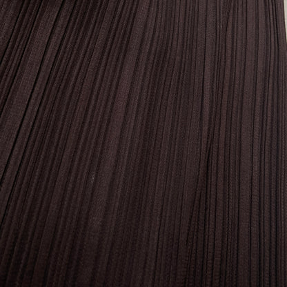 【現状渡し品】【レディース】 PLEATS PLEASE ISSEY MIYAKE プリーツ プリーズ イッセイ ミヤケ LONG SLEEVE SHIRT PP33-JD188 ロング スリーブ シャツ 長袖 トップス 168-261001-sa-14-teih サイズ：不明 カラー：ブラウン 万代Net店