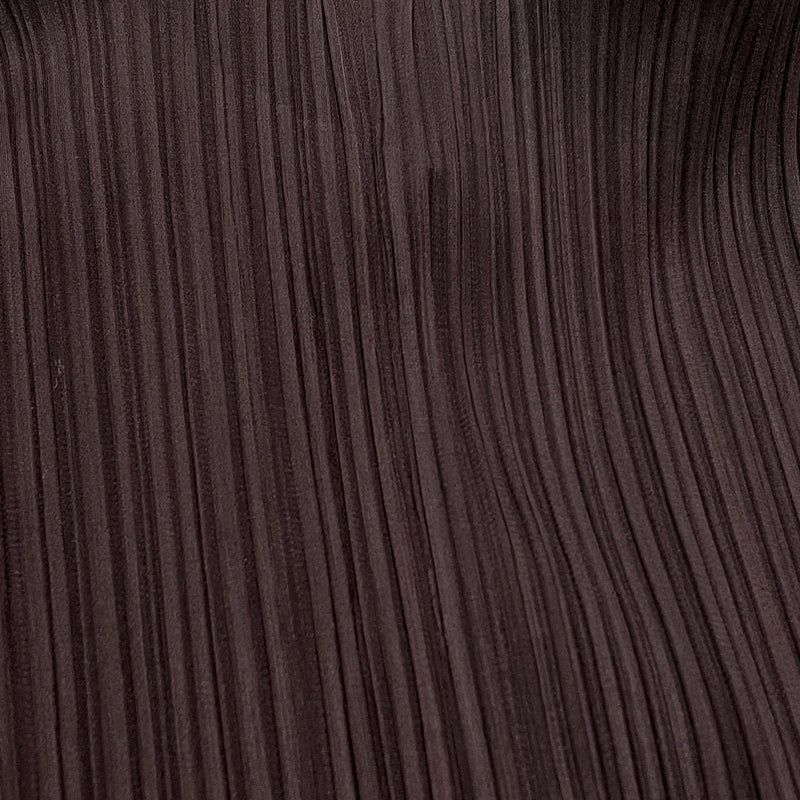 【現状渡し品】【レディース】 PLEATS PLEASE ISSEY MIYAKE プリーツ プリーズ イッセイ ミヤケ LONG SLEEVE SHIRT PP33-JD188 ロング スリーブ シャツ 長袖 トップス 168-261001-sa-14-teih サイズ：不明 カラー：ブラウン 万代Net店
