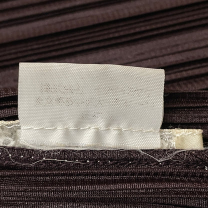 【現状渡し品】【レディース】 PLEATS PLEASE ISSEY MIYAKE プリーツ プリーズ イッセイ ミヤケ LONG SLEEVE SHIRT PP33-JD188 ロング スリーブ シャツ 長袖 トップス 168-261001-sa-14-teih サイズ：不明 カラー：ブラウン 万代Net店