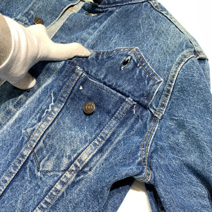 【中古品】【メンズ】 Levi's リーバイス DENIM TRACKER JACKET 70505-0213 デニム トラッカー ジャケット ライトアウター Gジャン 145-261001-ko-08-teih サイズ：38 カラー：インディゴ 万代Net店