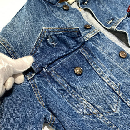 【中古品】【メンズ】 Levi's リーバイス DENIM TRACKER JACKET 70505-0213 デニム トラッカー ジャケット ライトアウター Gジャン 145-261001-ko-08-teih サイズ：38 カラー：インディゴ 万代Net店