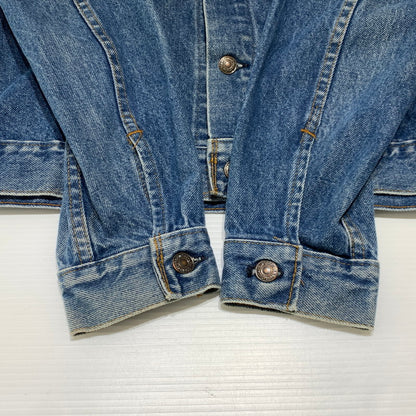 【中古品】【メンズ】 Levi's リーバイス DENIM TRACKER JACKET 70505-0213 デニム トラッカー ジャケット ライトアウター Gジャン 145-261001-ko-08-teih サイズ：38 カラー：インディゴ 万代Net店