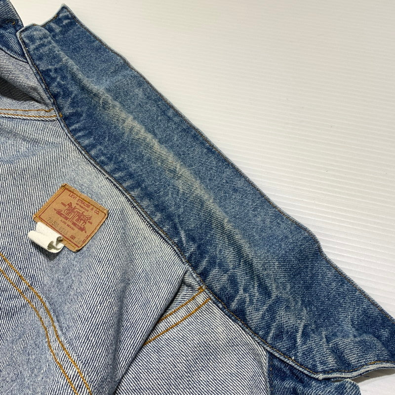 【中古品】【メンズ】 Levi's リーバイス DENIM TRACKER JACKET 70505-0213 デニム トラッカー ジャケット ライトアウター Gジャン 145-261001-ko-08-teih サイズ：38 カラー：インディゴ 万代Net店