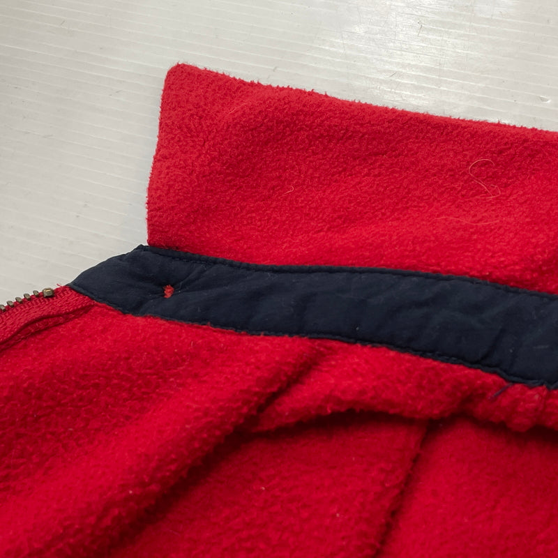 【現状渡し品】【メンズ】 POLO RALPH LAUREN ポロ ラルフローレン 90’s FLEECE SWING TOP 90年代 フリース スイング トップ 長袖 トップス 145-261001-sa-09-teih サイズ：XL カラー：レッド 万代Net店