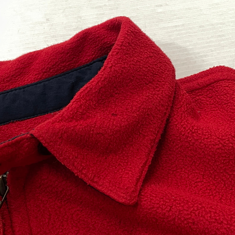 【現状渡し品】【メンズ】 POLO RALPH LAUREN ポロ ラルフローレン 90’s FLEECE SWING TOP 90年代 フリース スイング トップ 長袖 トップス 145-261001-sa-09-teih サイズ：XL カラー：レッド 万代Net店