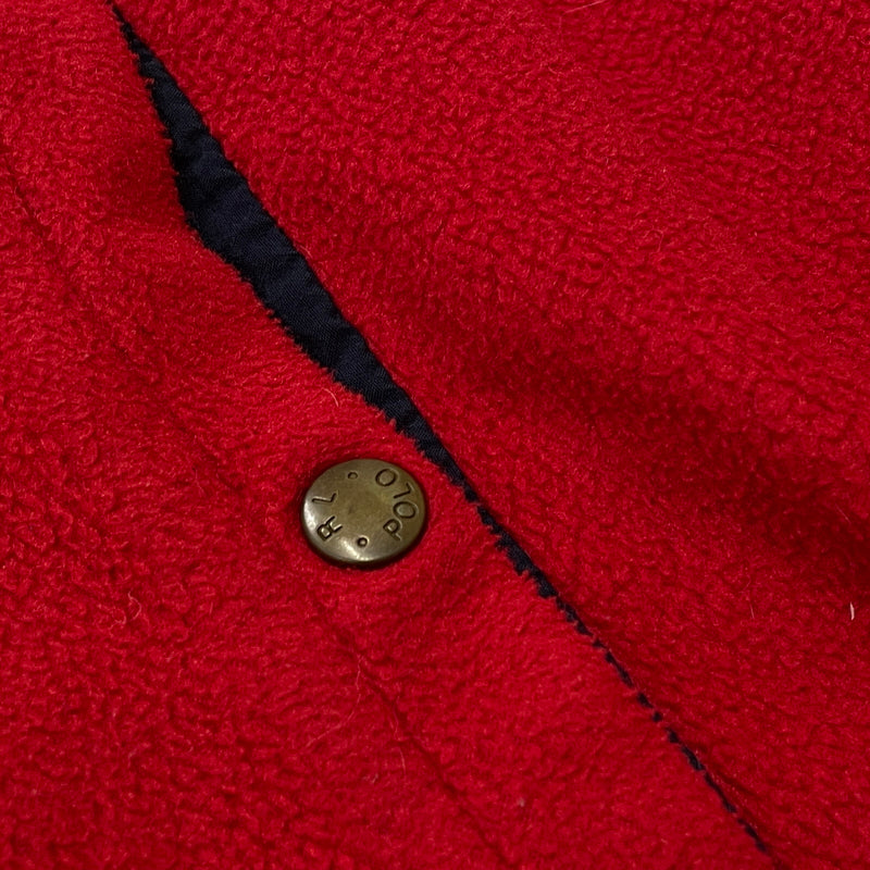 【現状渡し品】【メンズ】 POLO RALPH LAUREN ポロ ラルフローレン 90’s FLEECE SWING TOP 90年代 フリース スイング トップ 長袖 トップス 145-261001-sa-09-teih サイズ：XL カラー：レッド 万代Net店