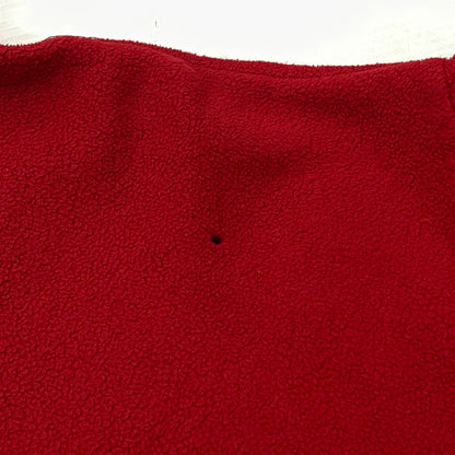 【現状渡し品】【メンズ】 POLO RALPH LAUREN ポロ ラルフローレン 90’s FLEECE SWING TOP 90年代 フリース スイング トップ 長袖 トップス 145-261001-sa-09-teih サイズ：XL カラー：レッド 万代Net店