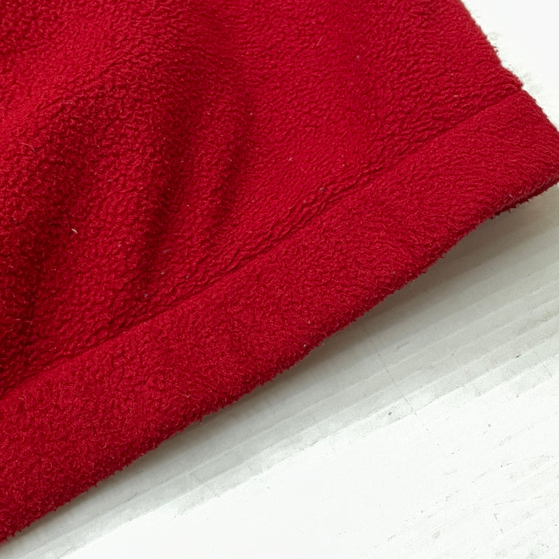 【現状渡し品】【メンズ】 POLO RALPH LAUREN ポロ ラルフローレン 90’s FLEECE SWING TOP 90年代 フリース スイング トップ 長袖 トップス 145-261001-sa-09-teih サイズ：XL カラー：レッド 万代Net店
