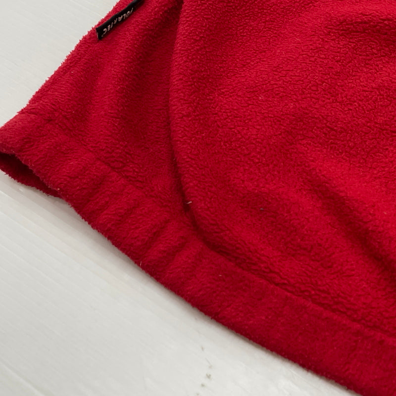 【現状渡し品】【メンズ】 POLO RALPH LAUREN ポロ ラルフローレン 90’s FLEECE SWING TOP 90年代 フリース スイング トップ 長袖 トップス 145-261001-sa-09-teih サイズ：XL カラー：レッド 万代Net店