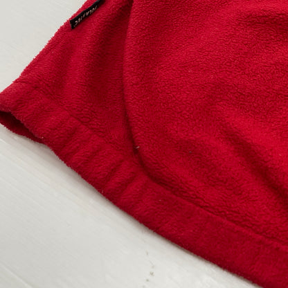 【現状渡し品】【メンズ】 POLO RALPH LAUREN ポロ ラルフローレン 90’s FLEECE SWING TOP 90年代 フリース スイング トップ 長袖 トップス 145-261001-sa-09-teih サイズ：XL カラー：レッド 万代Net店