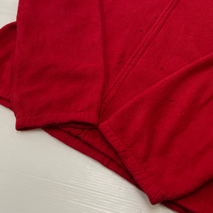 【現状渡し品】【メンズ】 POLO RALPH LAUREN ポロ ラルフローレン 90’s FLEECE SWING TOP 90年代 フリース スイング トップ 長袖 トップス 145-261001-sa-09-teih サイズ：XL カラー：レッド 万代Net店