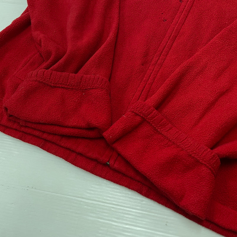 【現状渡し品】【メンズ】 POLO RALPH LAUREN ポロ ラルフローレン 90’s FLEECE SWING TOP 90年代 フリース スイング トップ 長袖 トップス 145-261001-sa-09-teih サイズ：XL カラー：レッド 万代Net店