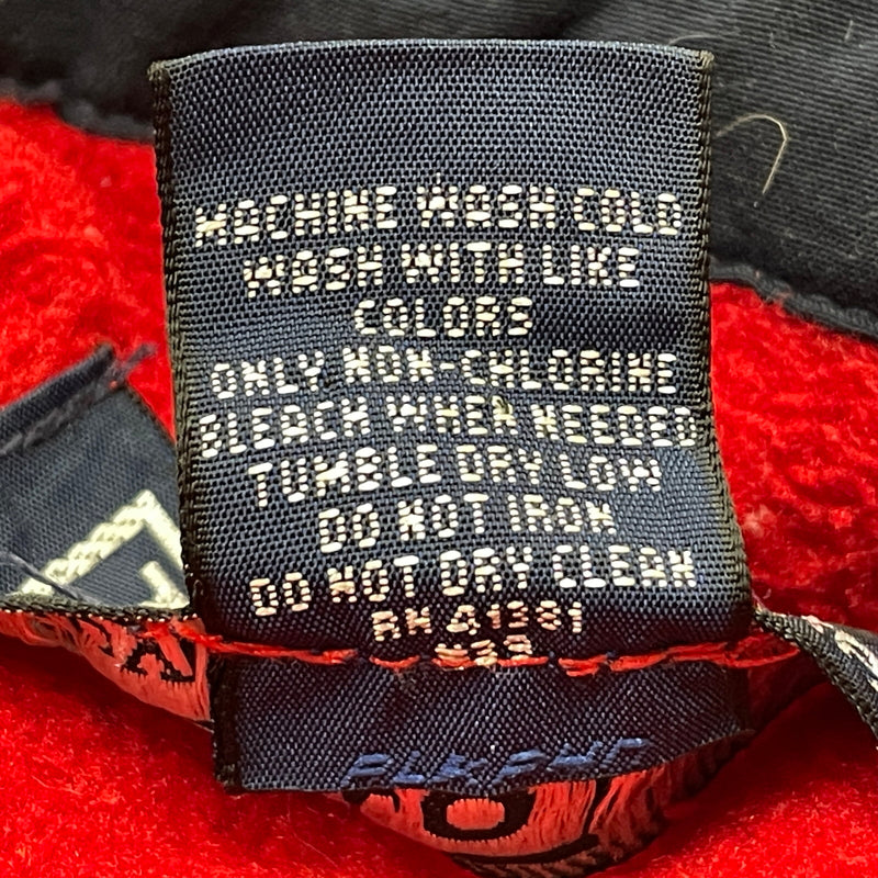 【現状渡し品】【メンズ】 POLO RALPH LAUREN ポロ ラルフローレン 90’s FLEECE SWING TOP 90年代 フリース スイング トップ 長袖 トップス 145-261001-sa-09-teih サイズ：XL カラー：レッド 万代Net店