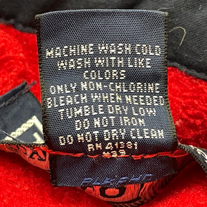 【現状渡し品】【メンズ】 POLO RALPH LAUREN ポロ ラルフローレン 90’s FLEECE SWING TOP 90年代 フリース スイング トップ 長袖 トップス 145-261001-sa-09-teih サイズ：XL カラー：レッド 万代Net店