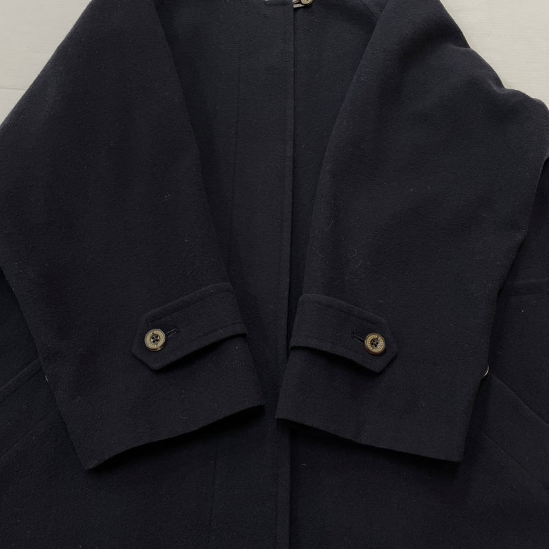 【中古品】【メンズ】 BURBERRYS バーバリーズ 90’s WOOL COAT FTO23-533-29 90年代 ウール コート アウター 141-261001-sa-05-teih サイズ：不明 カラー：ブラック 万代Net店