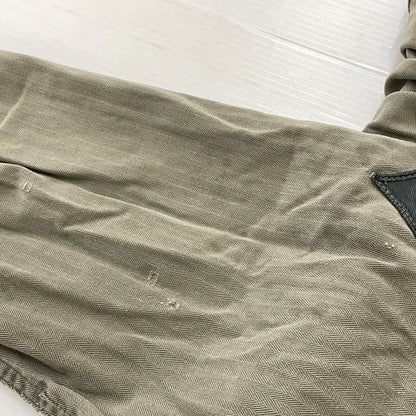 【現状渡し品】【メンズ】 U.S.ARMY アメリカ軍 HBT JACKET M-1943 エイチビーティ ジャケット アウター 145-261001-sa-08-teih サイズ：78R カラー：カーキ 万代Net店