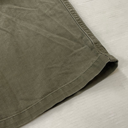 【現状渡し品】【メンズ】 U.S.ARMY アメリカ軍 HBT JACKET M-1943 エイチビーティ ジャケット アウター 145-261001-sa-08-teih サイズ：78R カラー：カーキ 万代Net店