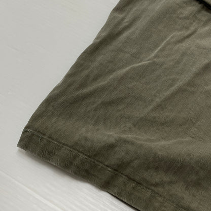 【現状渡し品】【メンズ】 U.S.ARMY アメリカ軍 HBT JACKET M-1943 エイチビーティ ジャケット アウター 145-261001-sa-08-teih サイズ：78R カラー：カーキ 万代Net店