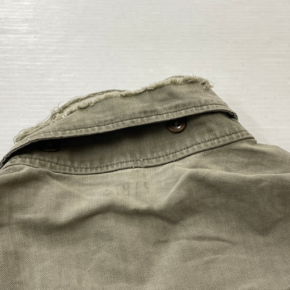 【現状渡し品】【メンズ】 U.S.ARMY アメリカ軍 HBT JACKET M-1943 エイチビーティ ジャケット アウター 145-261001-sa-08-teih サイズ：78R カラー：カーキ 万代Net店