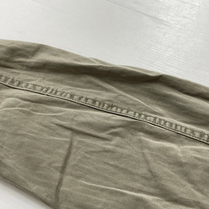 【現状渡し品】【メンズ】 U.S.ARMY アメリカ軍 HBT JACKET M-1943 エイチビーティ ジャケット アウター 145-261001-sa-08-teih サイズ：78R カラー：カーキ 万代Net店