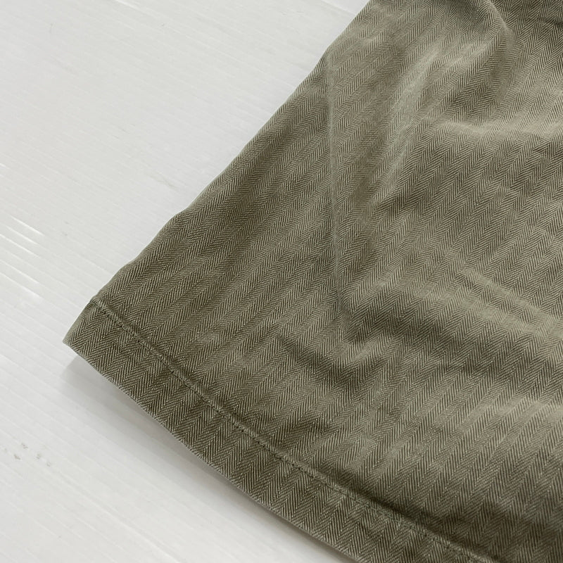 【現状渡し品】【メンズ】 U.S.ARMY アメリカ軍 HBT JACKET M-1943 エイチビーティ ジャケット アウター 145-261001-sa-08-teih サイズ：78R カラー：カーキ 万代Net店