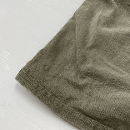 【現状渡し品】【メンズ】 U.S.ARMY アメリカ軍 HBT JACKET M-1943 エイチビーティ ジャケット アウター 145-261001-sa-08-teih サイズ：78R カラー：カーキ 万代Net店