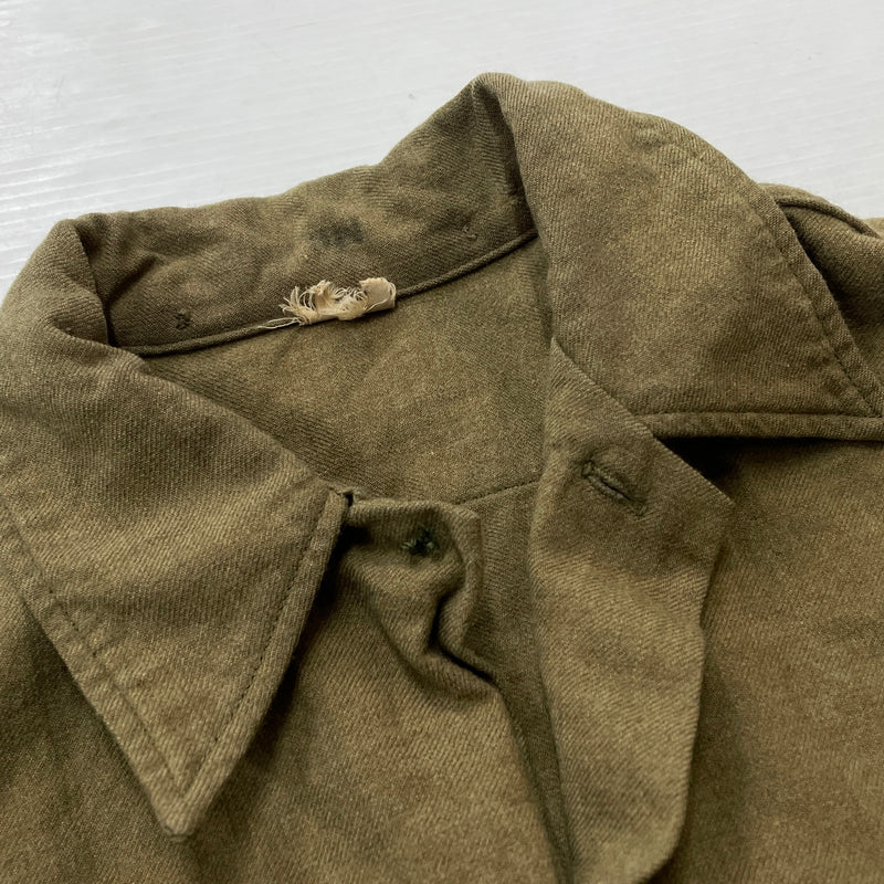 【現状渡し品】【メンズ】 U.S.ARMY アメリカ軍 MILITARY SHIRT M-1937 ミリタリー シャツ 長袖 トップス 145-261001-sa-15-teih サイズ：不明 カラー：カーキ 万代Net店