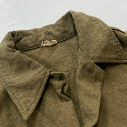 【現状渡し品】【メンズ】 U.S.ARMY アメリカ軍 MILITARY SHIRT M-1937 ミリタリー シャツ 長袖 トップス 145-261001-sa-15-teih サイズ：不明 カラー：カーキ 万代Net店