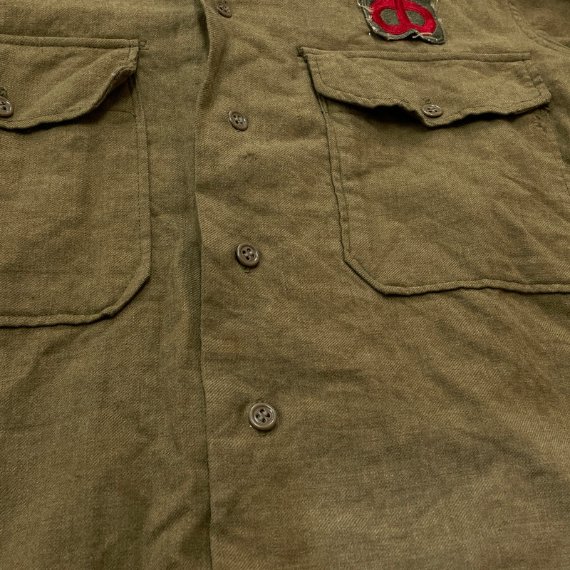 【現状渡し品】【メンズ】 U.S.ARMY アメリカ軍 MILITARY SHIRT M-1937 ミリタリー シャツ 長袖 トップス 145-261001-sa-15-teih サイズ：不明 カラー：カーキ 万代Net店