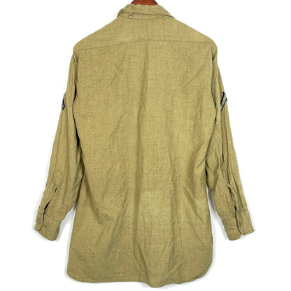 【現状渡し品】【メンズ】 U.S.ARMY アメリカ軍 MILITARY SHIRT M-1937 ミリタリー シャツ 長袖 トップス 145-261001-sa-15-teih サイズ：不明 カラー：カーキ 万代Net店