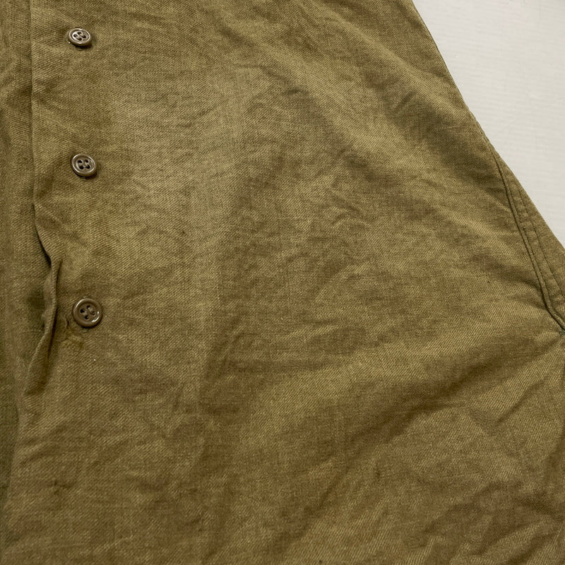 【現状渡し品】【メンズ】 U.S.ARMY アメリカ軍 MILITARY SHIRT M-1937 ミリタリー シャツ 長袖 トップス 145-261001-sa-15-teih サイズ：不明 カラー：カーキ 万代Net店