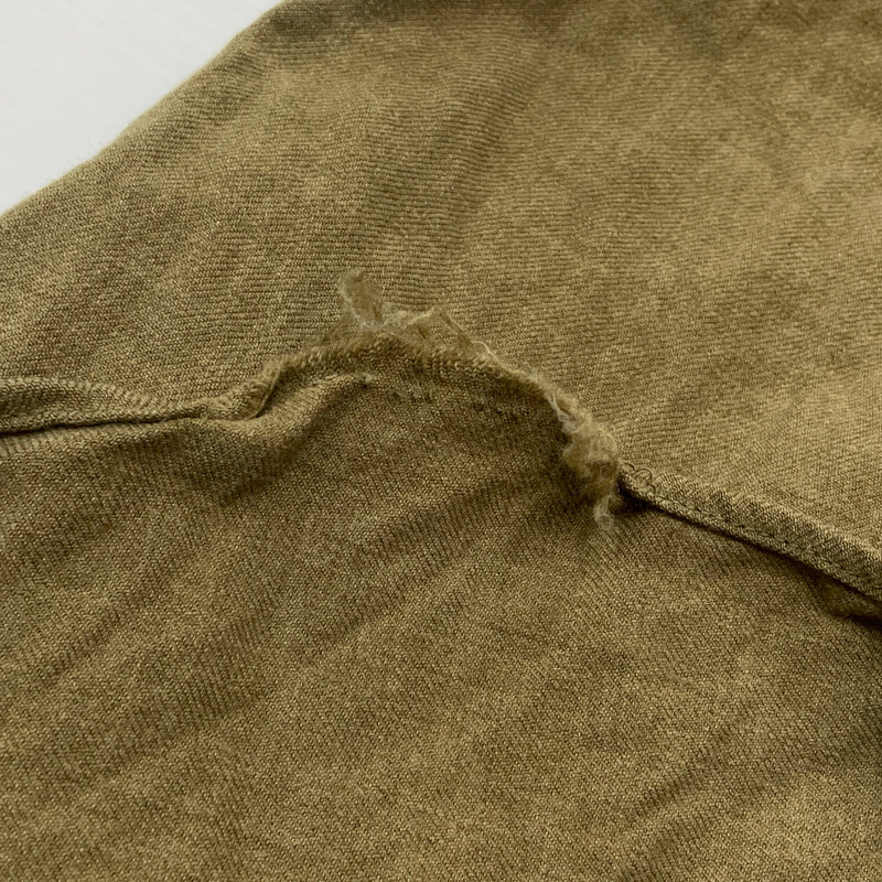 【現状渡し品】【メンズ】 U.S.ARMY アメリカ軍 MILITARY SHIRT M-1937 ミリタリー シャツ 長袖 トップス 145-261001-sa-15-teih サイズ：不明 カラー：カーキ 万代Net店