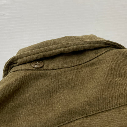 【現状渡し品】【メンズ】 U.S.ARMY アメリカ軍 MILITARY SHIRT M-1937 ミリタリー シャツ 長袖 トップス 145-261001-sa-15-teih サイズ：不明 カラー：カーキ 万代Net店