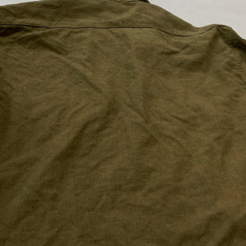 【現状渡し品】【メンズ】 U.S.ARMY アメリカ軍 MILITARY SHIRT M-1937 ミリタリー シャツ 長袖 トップス 145-261001-sa-15-teih サイズ：不明 カラー：カーキ 万代Net店