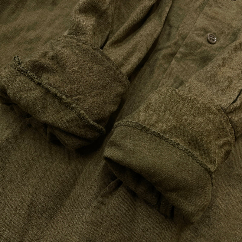 【現状渡し品】【メンズ】 U.S.ARMY アメリカ軍 MILITARY SHIRT M-1937 ミリタリー シャツ 長袖 トップス 145-261001-sa-15-teih サイズ：不明 カラー：カーキ 万代Net店