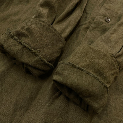 【現状渡し品】【メンズ】 U.S.ARMY アメリカ軍 MILITARY SHIRT M-1937 ミリタリー シャツ 長袖 トップス 145-261001-sa-15-teih サイズ：不明 カラー：カーキ 万代Net店