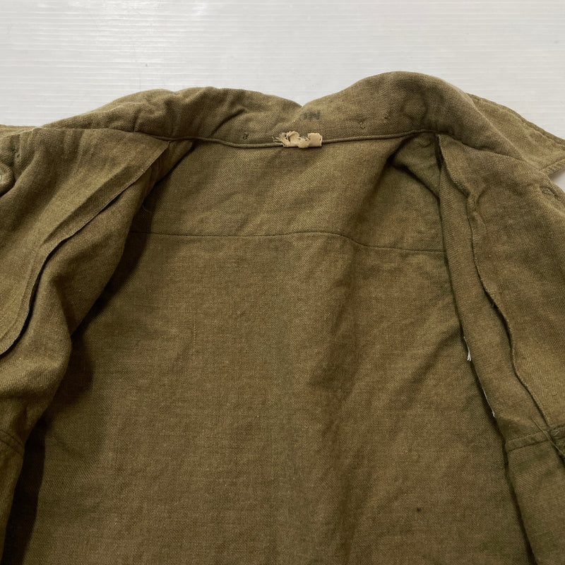 【現状渡し品】【メンズ】 U.S.ARMY アメリカ軍 MILITARY SHIRT M-1937 ミリタリー シャツ 長袖 トップス 145-261001-sa-15-teih サイズ：不明 カラー：カーキ 万代Net店
