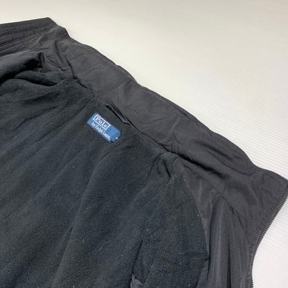 【中古品】【メンズ】 POLO RALPH LAUREN ポロ・ラルフローレン ZIP UP JACKET ジップアップ ジャケット ライトアウター フルジップブルゾン 145-261001-ko-11-teih サイズ：M カラー：ブラック 万代Net店
