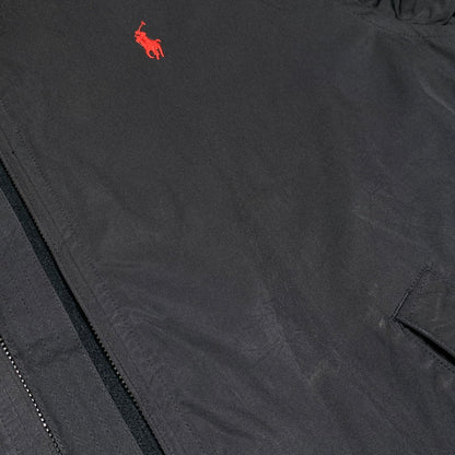 【中古品】【メンズ】 POLO RALPH LAUREN ポロ・ラルフローレン ZIP UP JACKET ジップアップ ジャケット ライトアウター フルジップブルゾン 145-261001-ko-11-teih サイズ：M カラー：ブラック 万代Net店