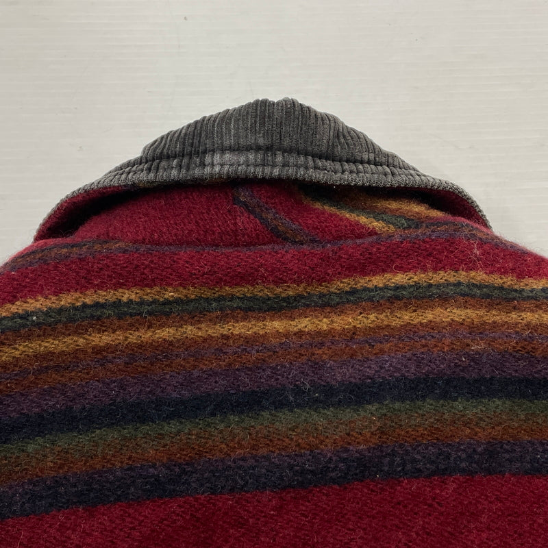 【中古品】【メンズ】 WOORICH ウールリッチ 80’s-90’s ZIP UP WOOL JACKET 80～90年代 ジップ アップ ウール ジャケット アウター 144-261001-sa-03-teih サイズ：M カラー：レッドボーダー 万代Net店