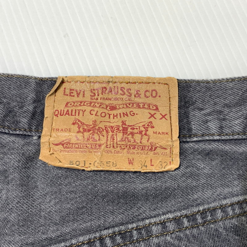 【現状渡し品】【メンズ】 Levi's リーバイス DENIM PANTS 501-0658 デニムパンツ ブラック 156-261002-ko-12-teih サイズ：34 カラー：ブラック 万代Net店