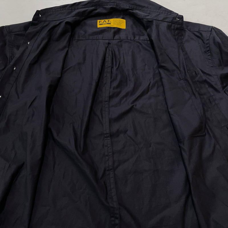 【中古品】【メンズ】 FAT エフエーティー × ISABELLA DI SCLAFANI イザベラ ディ スクラフィニ × SB エスビー 別注コラボ F32510-SH10-AB 半袖 トップス シャツ 142-261004-sa-12-teih サイズ：SKINNY カラー：ブラック 万代Net店