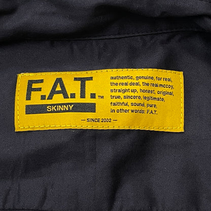 【中古品】【メンズ】 FAT エフエーティー × ISABELLA DI SCLAFANI イザベラ ディ スクラフィニ × SB エスビー 別注コラボ F32510-SH10-AB 半袖 トップス シャツ 142-261004-sa-12-teih サイズ：SKINNY カラー：ブラック 万代Net店