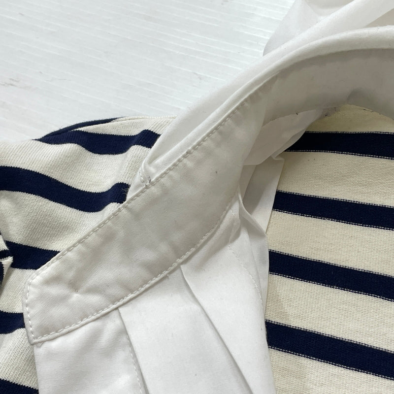 【中古品】【メンズ】 MASU エムエーエスユー MARINE PULLOVER SHIRT M25K6CS005 マリーン プルオーバー シャツ 長袖 トップス 140-261001-sa-13-teih サイズ：48 カラー：ボーダー 万代Net店